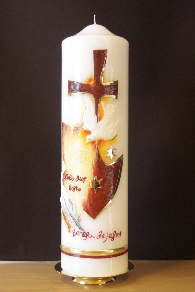 sv. Terezija Ávilska - na sveči